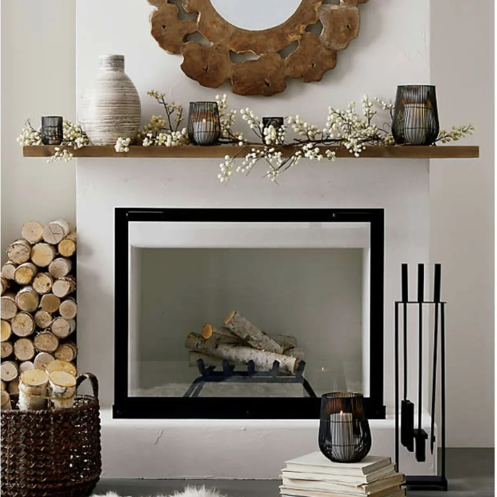 Crate&Barrel Zuzu Round Handwoven Basket
